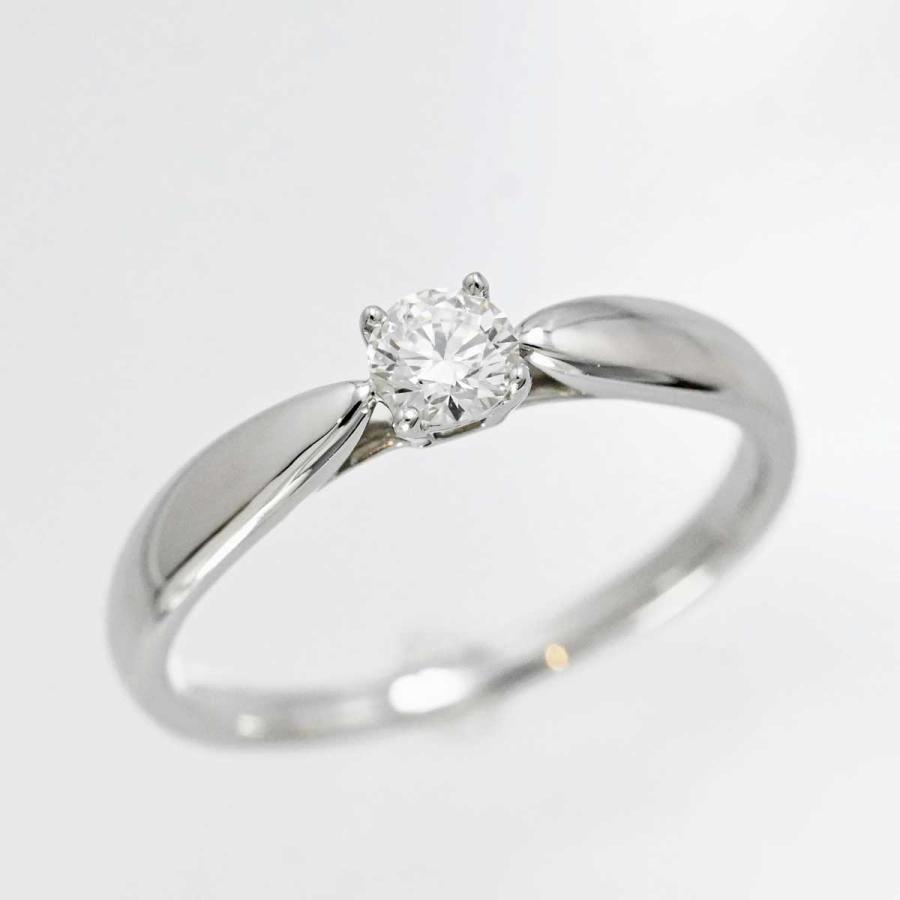 ティファニー0.18ct H VS1 TIFFANY リング Pt950