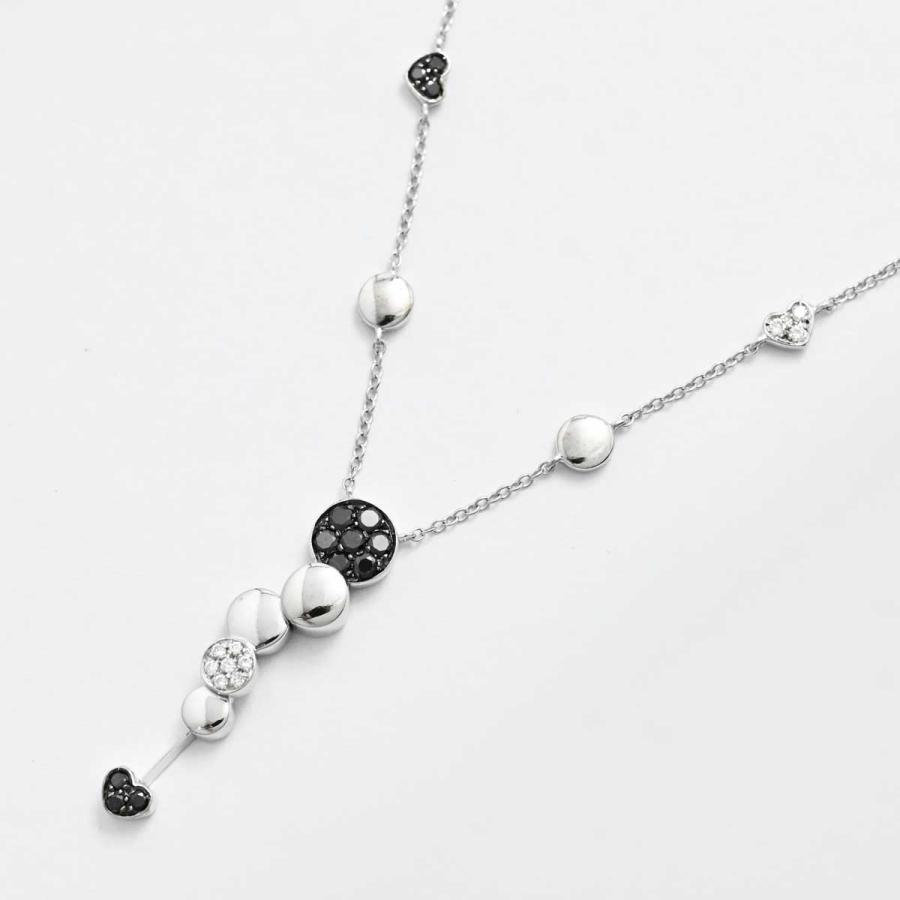 ポンテヴェキオ PONTE VECCHIO K18WG ホワイトゴールド ブラックダイア  