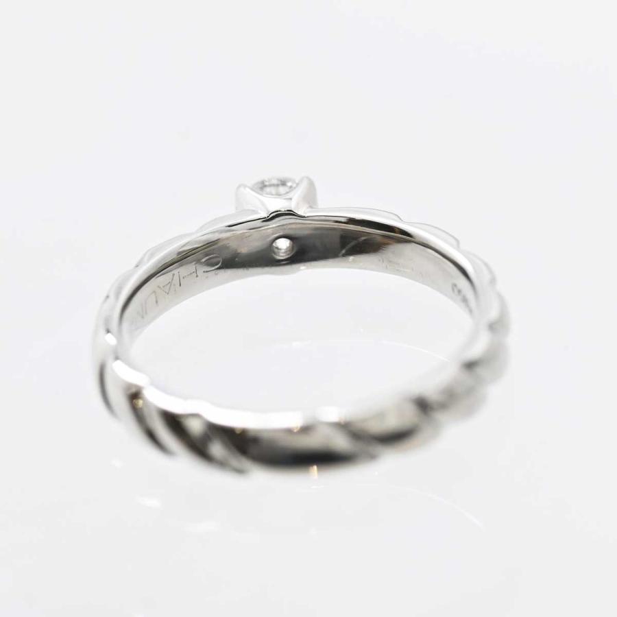 ショーメ CHAUMET Pt950 プラチナ ダイヤ0.30ct トルサード トリニティ