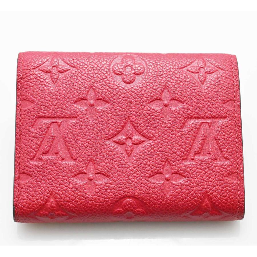LOUIS VUITTON アンプラント　三つ折り財布　レッド系 LOUIS VUITTON アンプラント 三つ折り財布 レッド系 ルイ