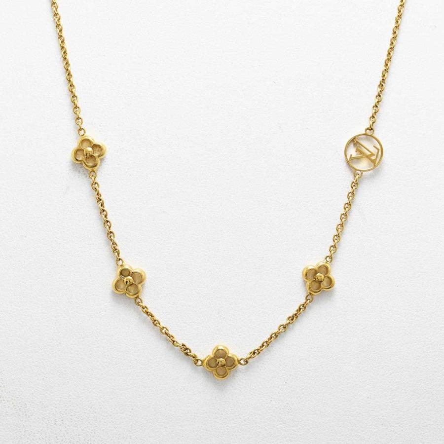 ルイヴィトン LOUIS VUITTON モノグラム フラワーフル ネックレス