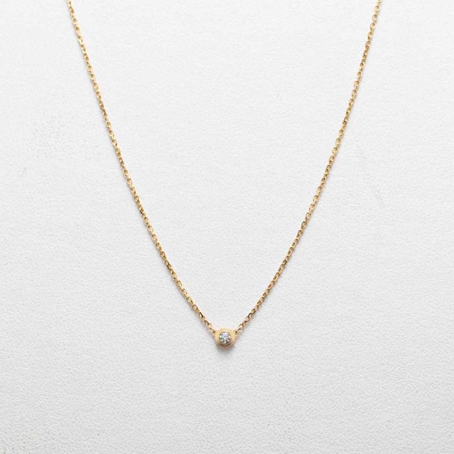 カルティエ CARTIER 750PG ピンクゴールド ダイヤ ディアマンレジェ 