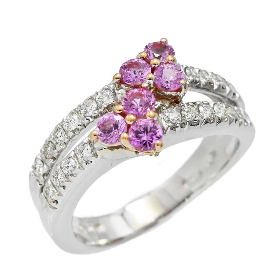ダミアーニ DAMIANI K18WG ホワイトゴールド 750WG ピンクサファイア