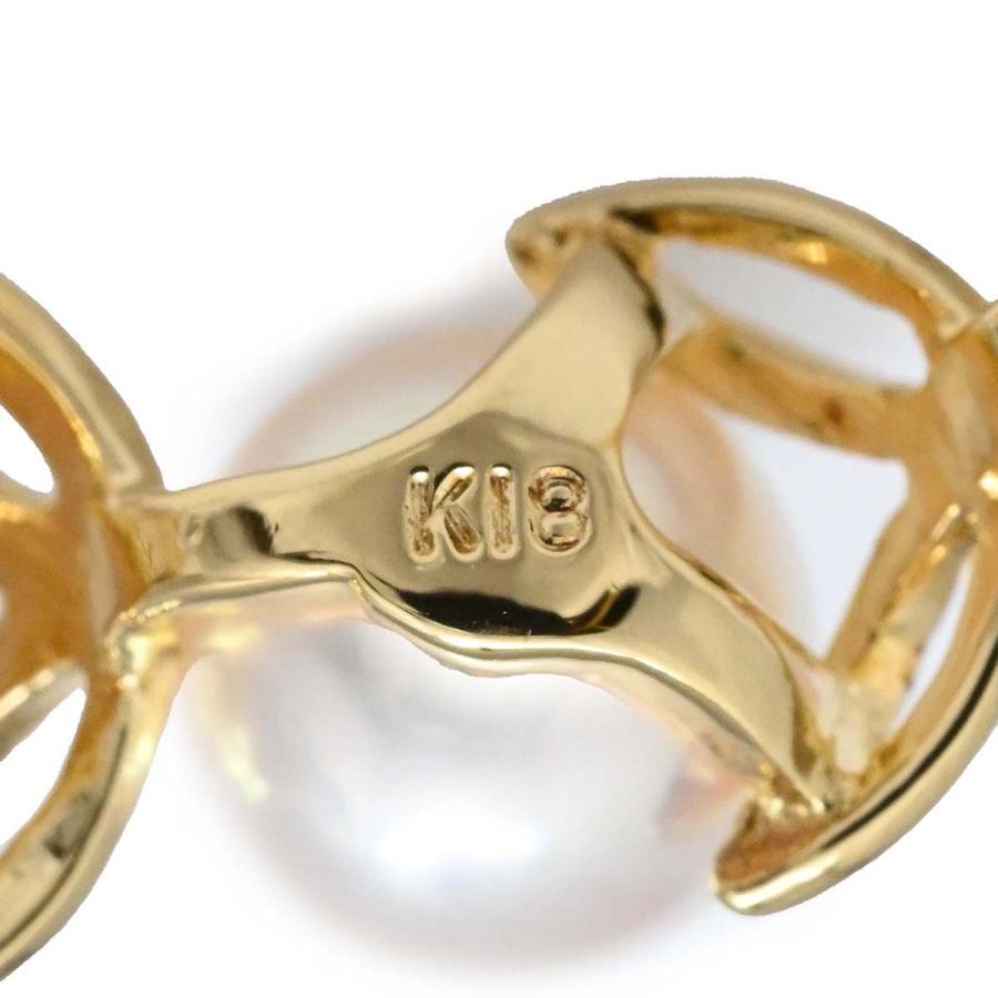 ミキモト MIKIMOTO K18YG イエローゴールド パール ネックレス