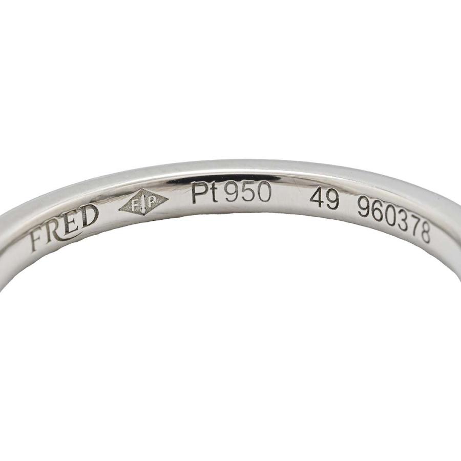 フレッド FRED PT950 プラチナ ダイヤ1P フォーラブウェディング  