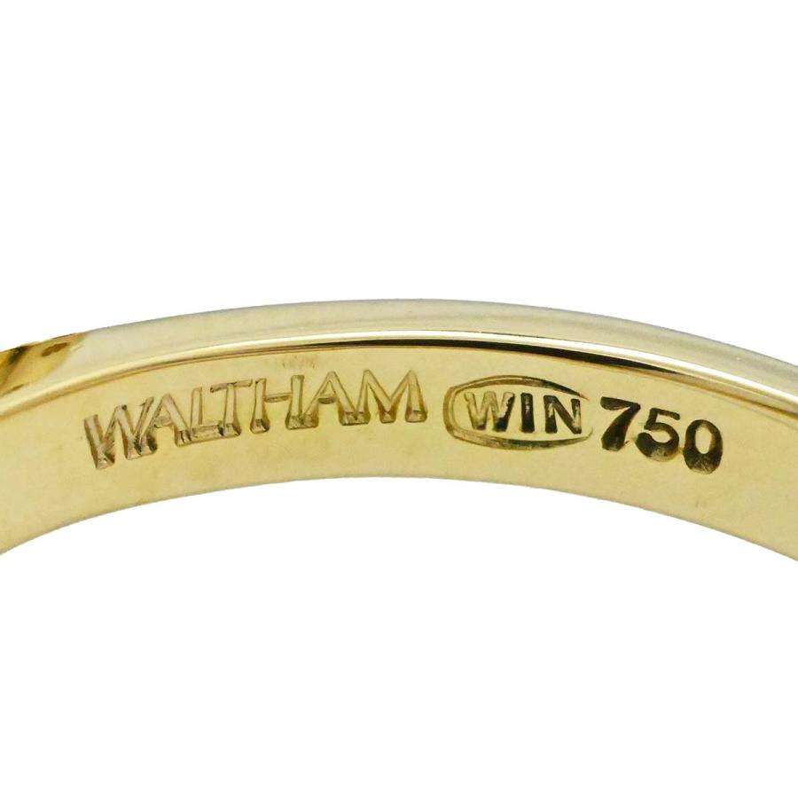 ウォルサム WALTHAM 750YG イエローゴールド ダイヤ サークル