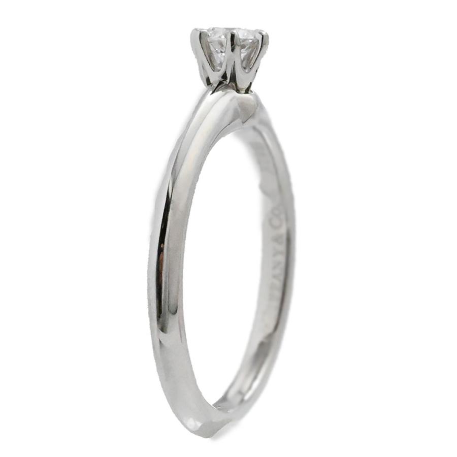 Tiffany & Co. ソリテール ダイヤ　リング　pt950 ティファニー TIFFANY & Co. Pt 950 プラチナ ソリテール ダイヤ0.18ct