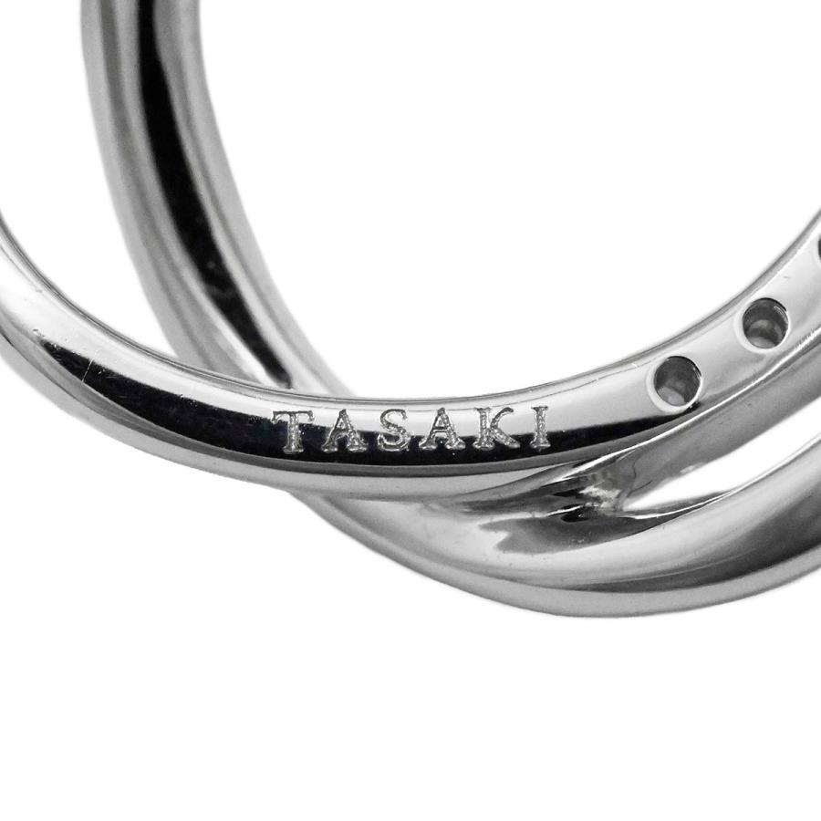 タサキ TASAKI K18WG ホワイトゴールド ダイヤ 0.19ct ネックレス