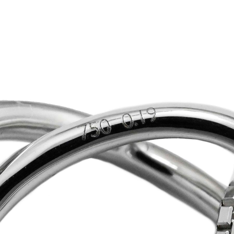 タサキ TASAKI K18WG ホワイトゴールド ダイヤ 0.19ct ネックレス