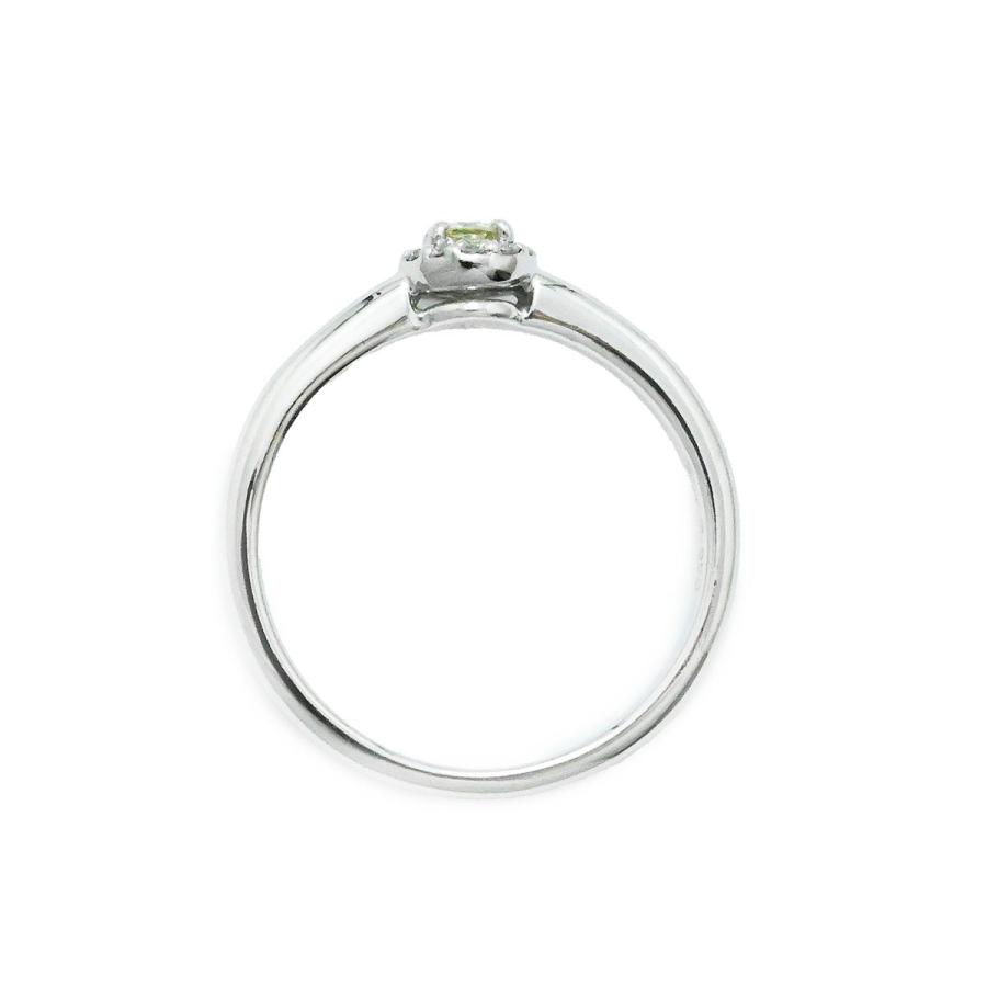 スタージュエリー STAR JEWELRY PT950 プラチナ ダイヤ0.05ct イエロー