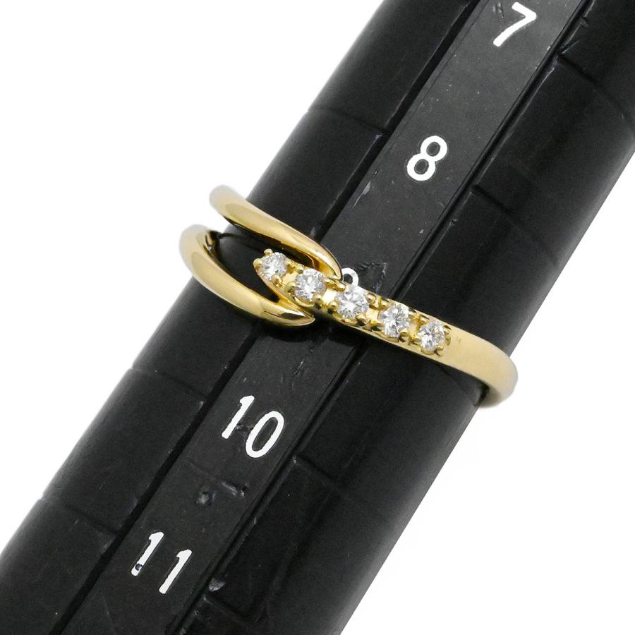 ヴァンドーム VENDOME K18YG イエローゴールド ダイヤモンド リング 9 