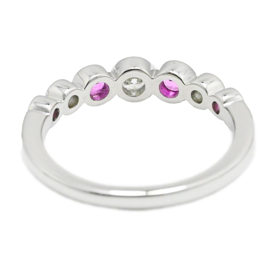 ティファニー TIFFANY & Co. Pt950 プラチナ ピンクサファイア ダイヤ