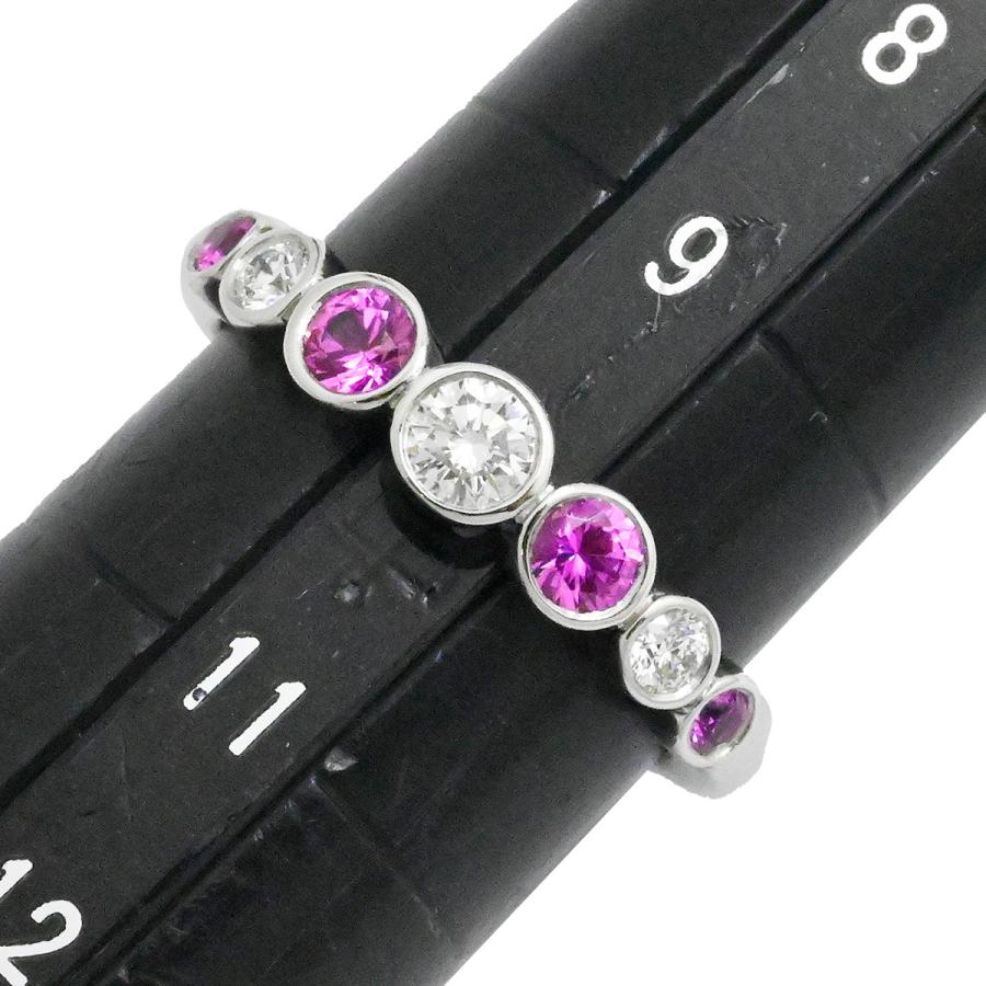 ティファニー TIFFANY & Co. Pt950 プラチナ ピンクサファイア ダイヤ