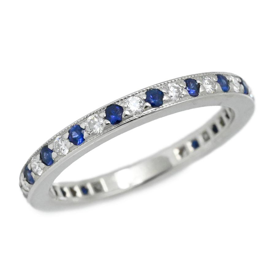 ティファニー TIFFANY & Co. 750WG K18WG ホワイトゴールド サファイア
