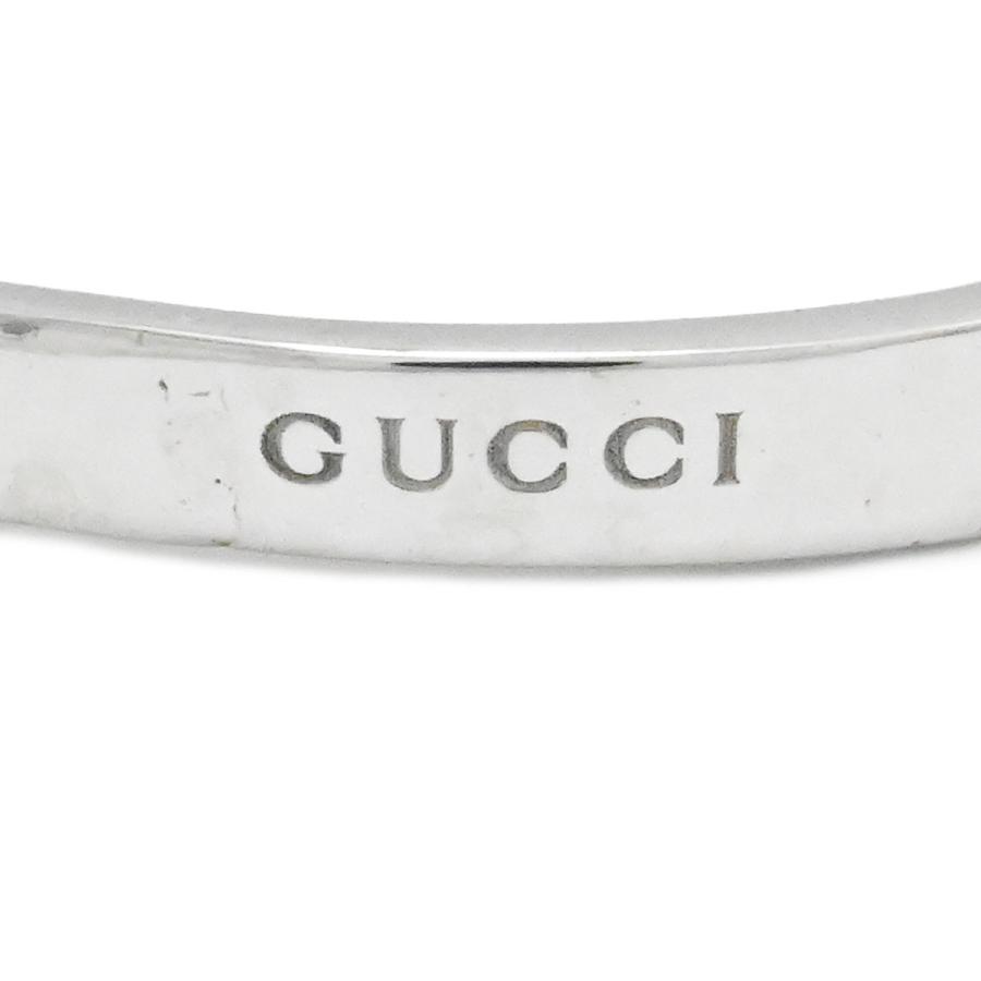 グッチ GUCCI 750WG K18WG ホワイトゴールド ダイヤ インフィニティ
