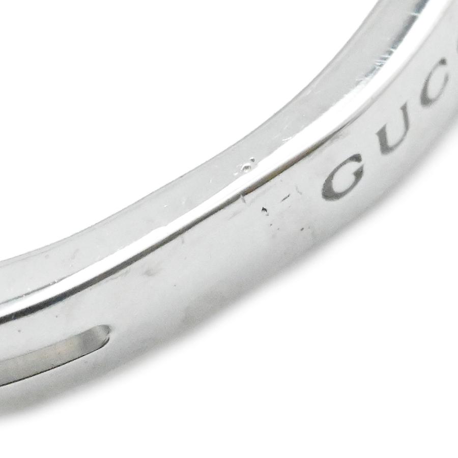 グッチ GUCCI 750WG K18WG ホワイトゴールド ダイヤ インフィニティ