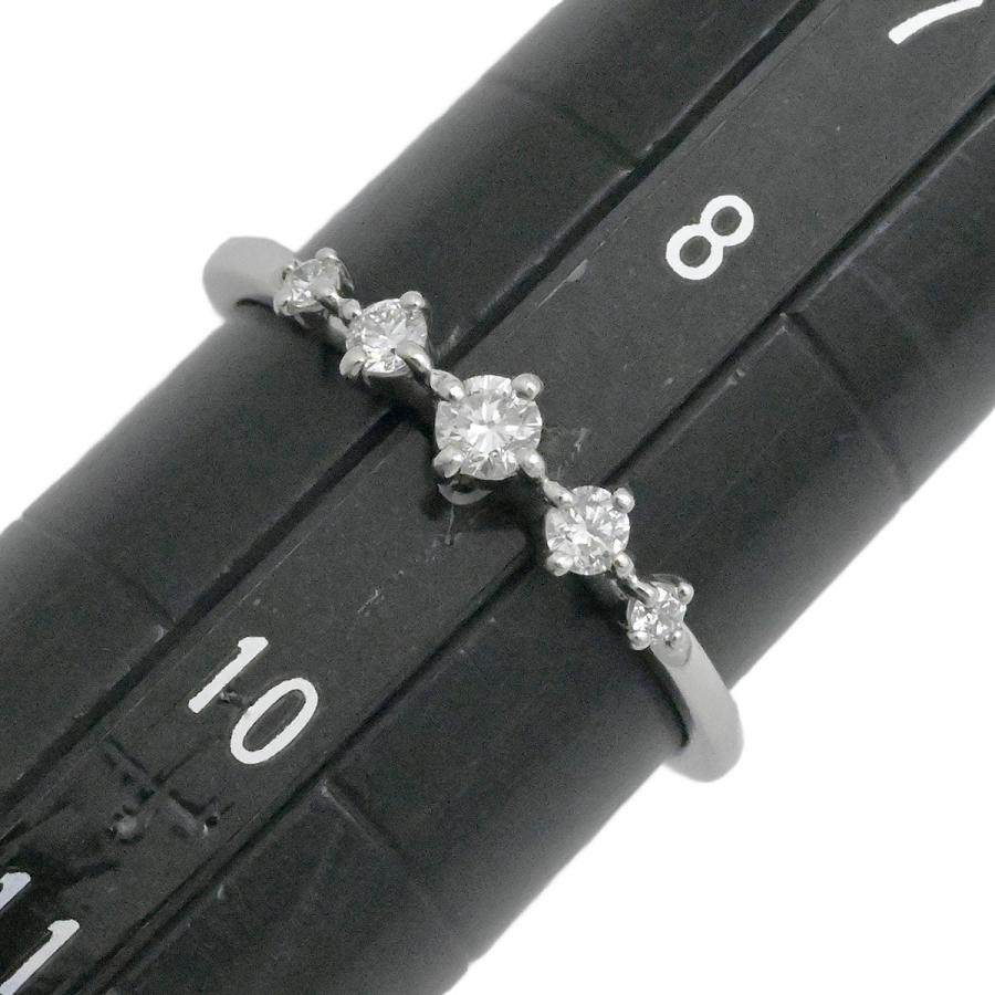 エテ ETE PT900 プラチナ ダイヤ0.14ct リング 指輪 サイズ9号