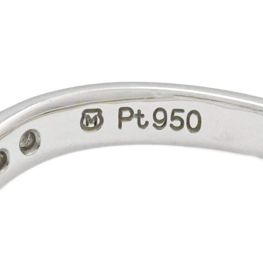 ミキモト MIKIMOTO Pt950 プラチナ ダイヤ0.15ct リング サイズ11号