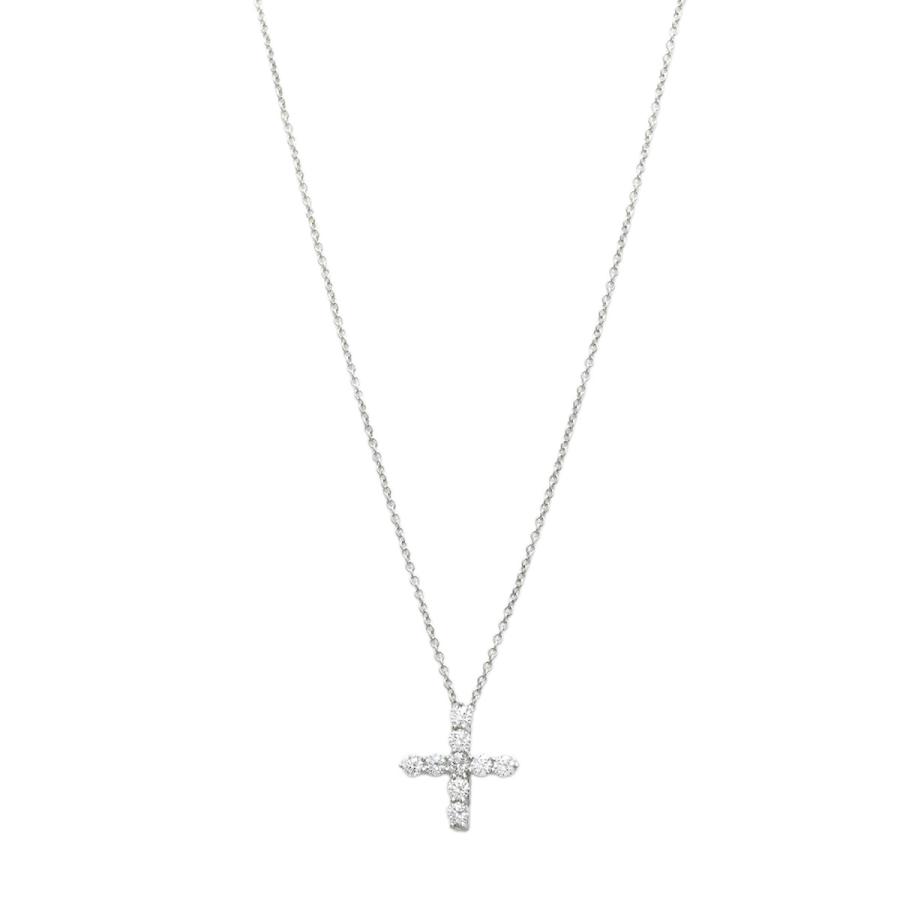 ティファニー TIFFANY & Co. Pt950 プラチナ ダイヤ クロスネックス