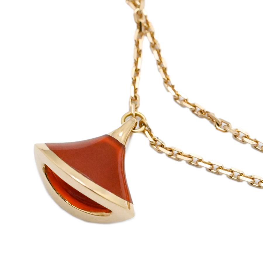 ブルガリ BVLGARI 750PG K18PG ピンクゴールド ディヴァドリーム カーネリアン ブレスレット SM レディース 3895_1