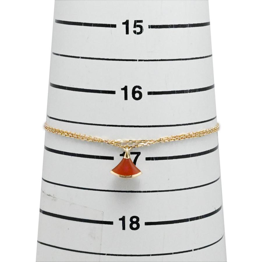 ブルガリ BVLGARI 750PG K18PG ピンクゴールド ディヴァドリーム カーネリアン ブレスレット SM レディース 3895_8