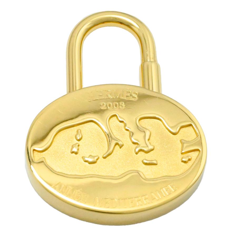 エルメス HERMES カデナ 2003限定 地中海 チャーム キーホルダー