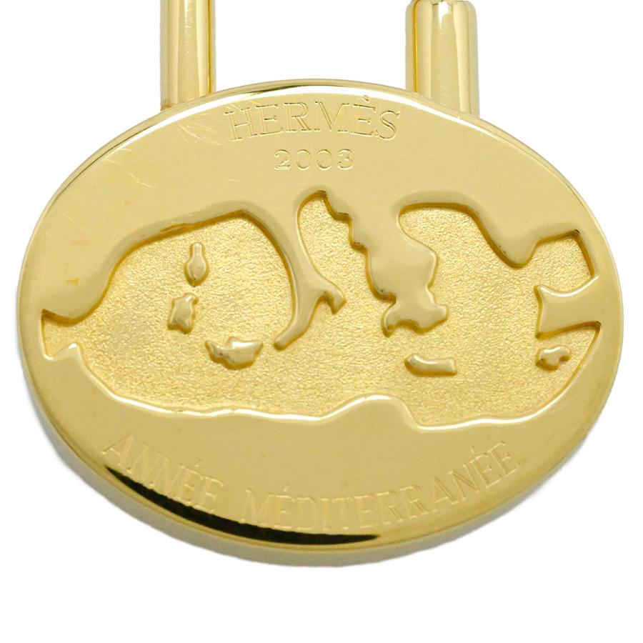 エルメス HERMES カデナ 2003限定 地中海 チャーム キーホルダー