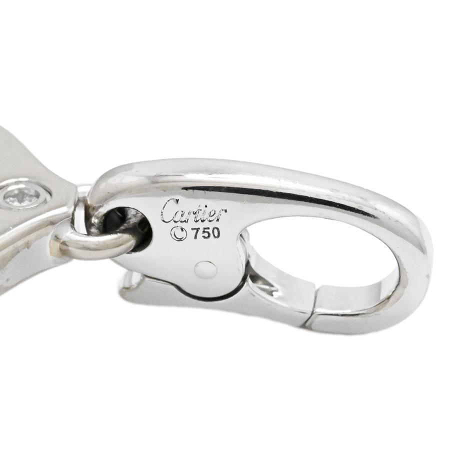 カルティエ CARTIER 750WG K18WG ホワイトゴールド 馬蹄 ホースシュー