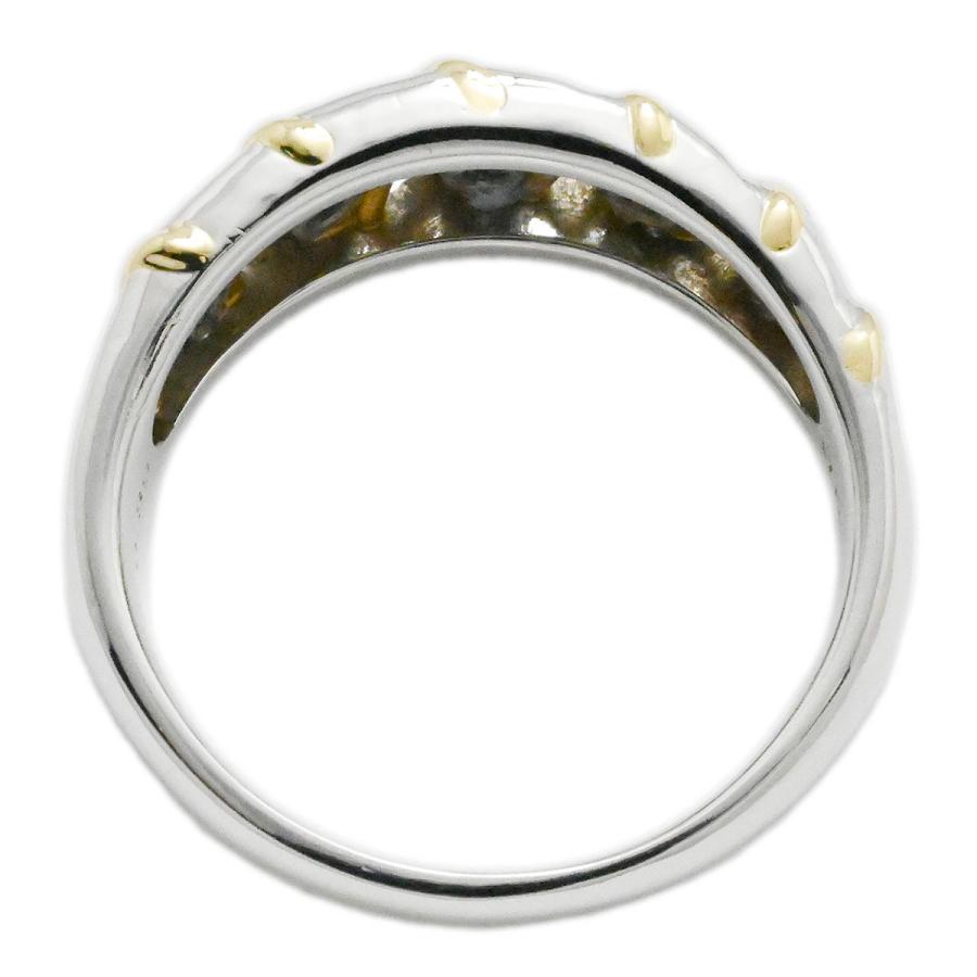 星の砂 HOSHINOSUNA K18YG/PT900 ダイヤ0.39ct イエローゴールド 