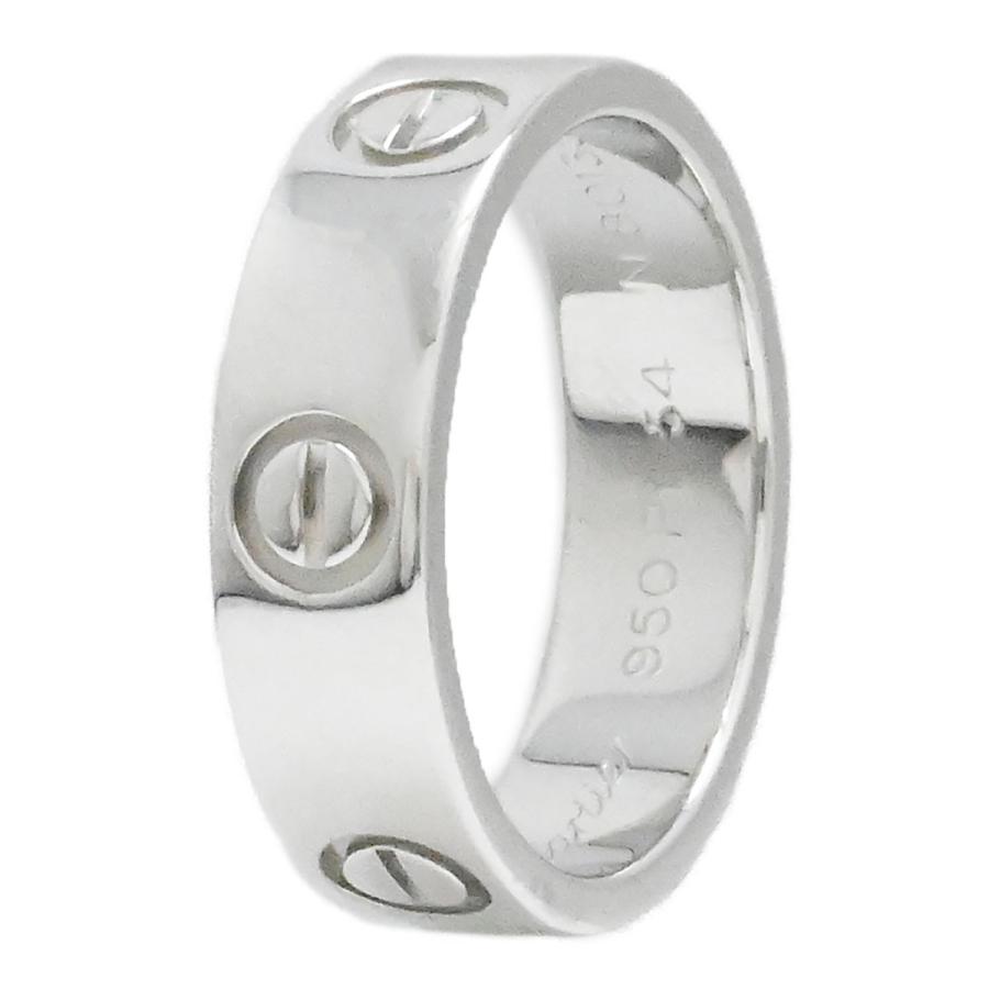 カルティエ CARTIER PT950 ラブリング プラチナ レディース メンズ