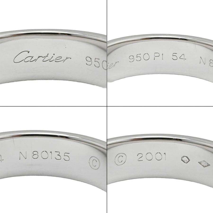 カルティエ CARTIER PT950 ラブリング プラチナ レディース メンズ
