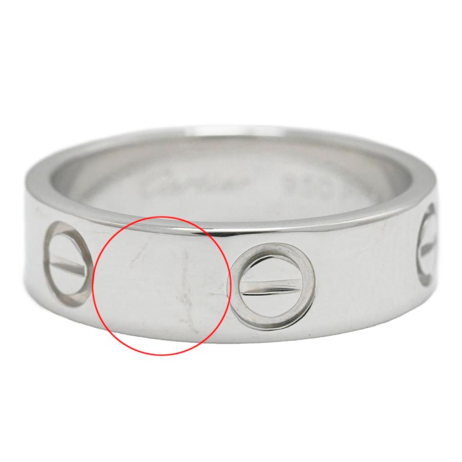 カルティエ CARTIER PT950 ラブリング プラチナ レディース メンズ
