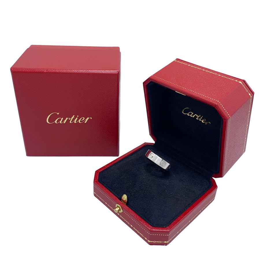 カルティエ CARTIER PT950 ラブリング プラチナ レディース メンズ
