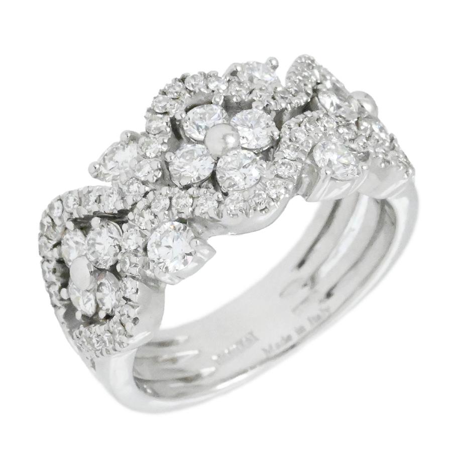 ダミアーニ DAMIANI 750WG K18WG ホワイトゴールドダイヤ リング 