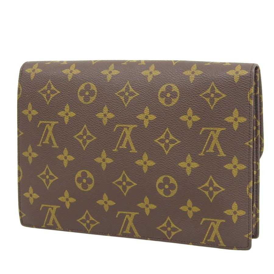 Louis Vuitton モノグラム ポーチ　ポシェット ルイヴィトンポシェット アクセソワール 14145 ブラウン レディース
