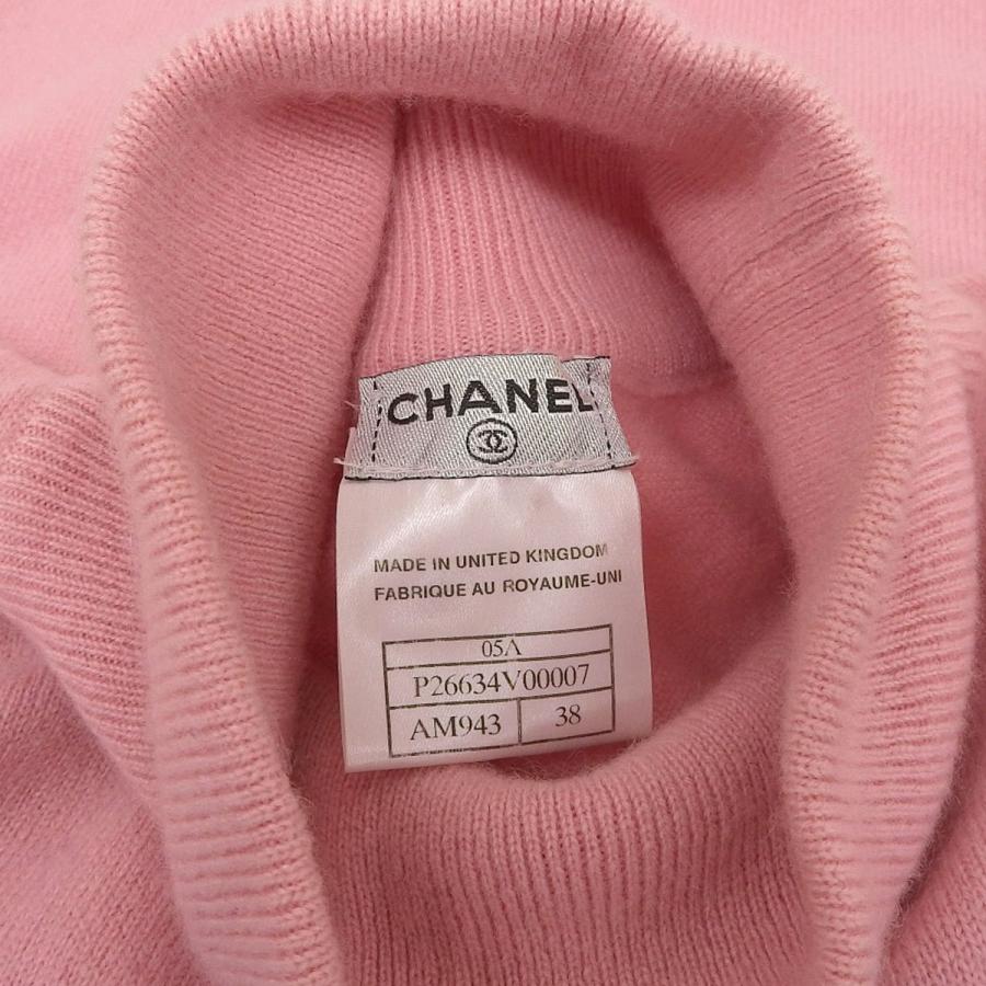 CHANEL（シャネル） セーター 半袖 カシミア ピンク 38 レディース 05A