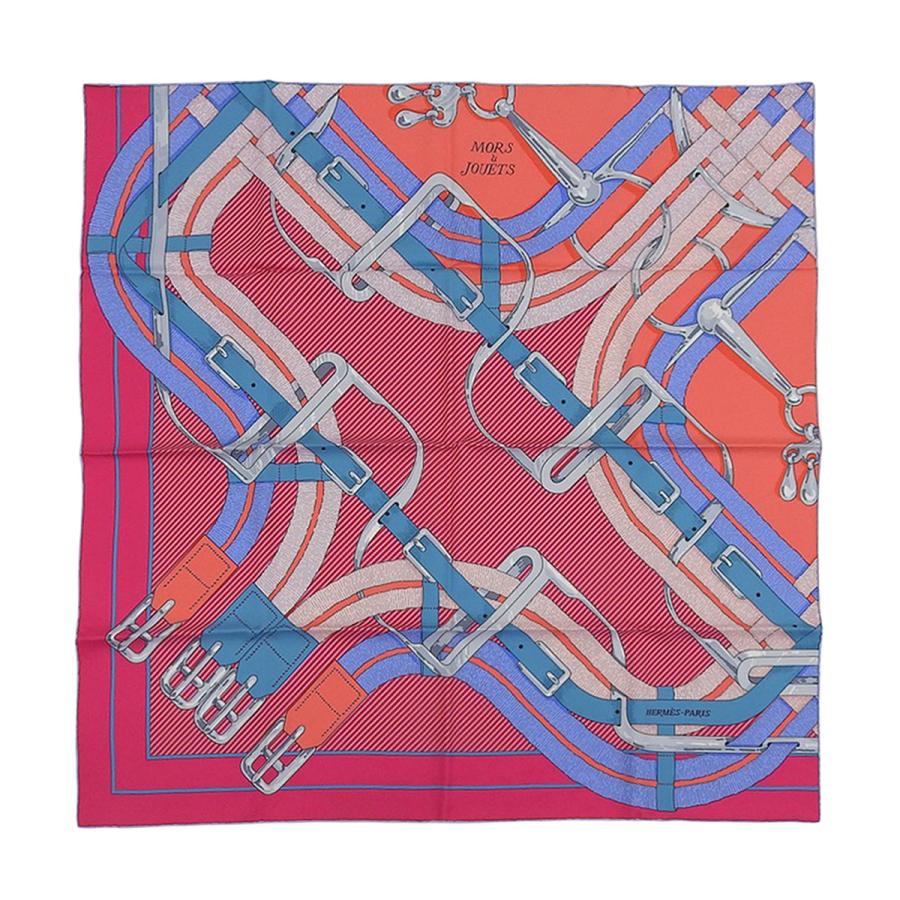 HERMES エルメス カレ90 Mors a Jouets Chemise Detail 馬銜 HERMES エルメス カレ90 Mors a Jouets Chemise Detail 馬銜