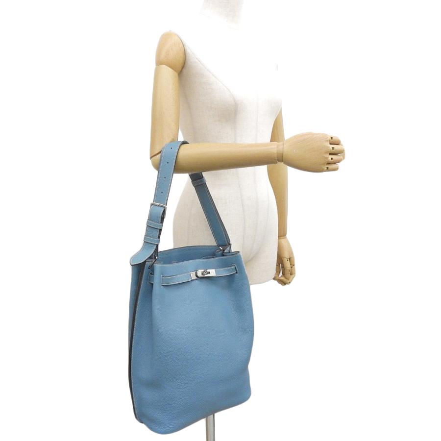 HERMES（エルメス） ソーケリー26 ワンショルダーバッグ トゴ ブルー 