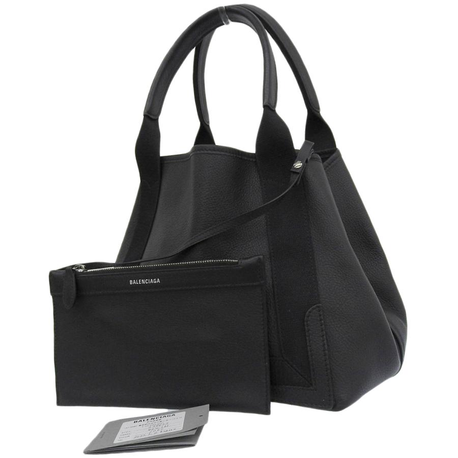 BALENCIAGA（バレンシアガ） ネイビーカバ スモール トートバッグ
