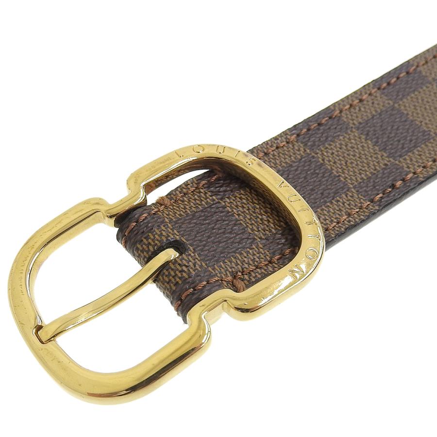 LOUIS VUITTON ルイヴィトン ダミエ サンチュールミニ ベルト エベヌ