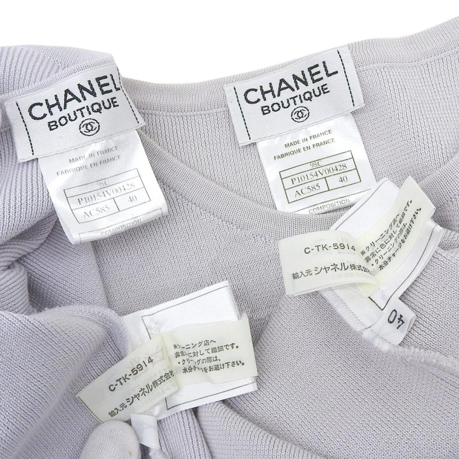 CHANEL（シャネル） ココマーク アンサンブル コットン ライトグレー