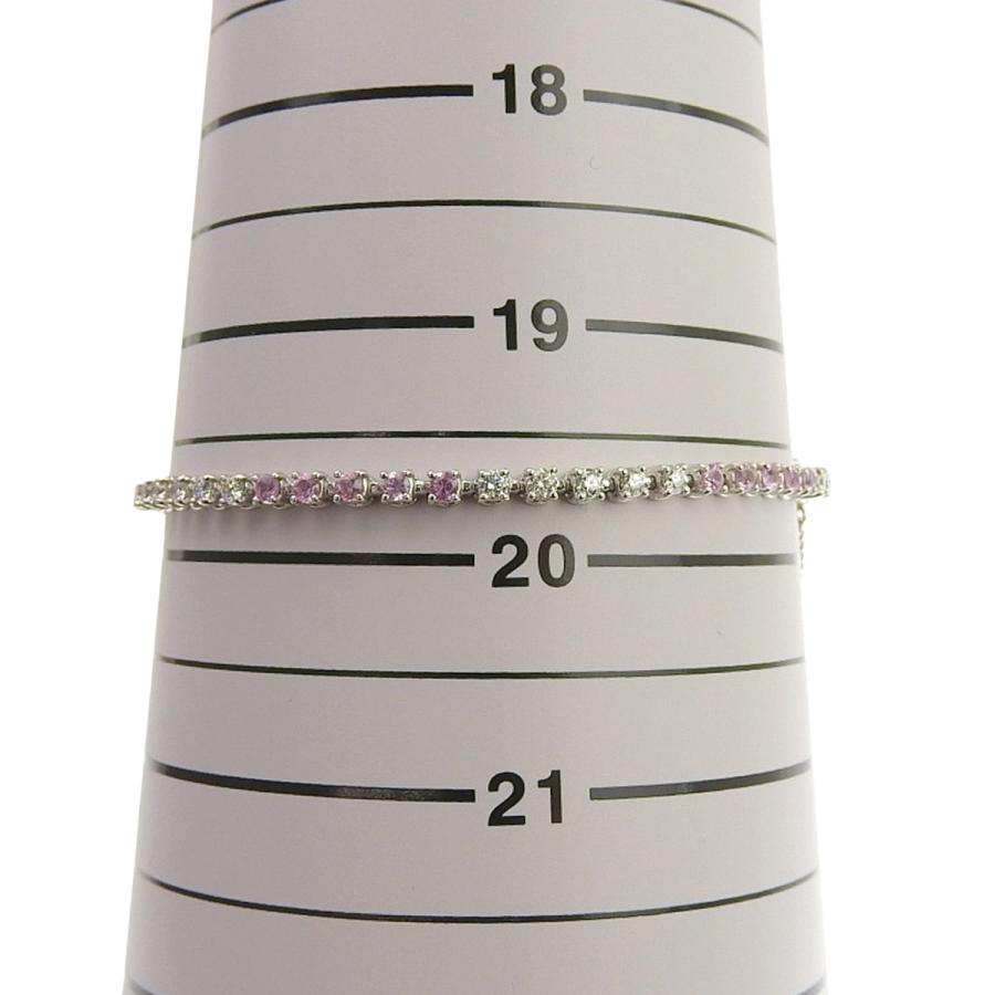 K18WG ホワイトゴールド ピンクサファイア 1.95ct ダイヤモンド 1.56 