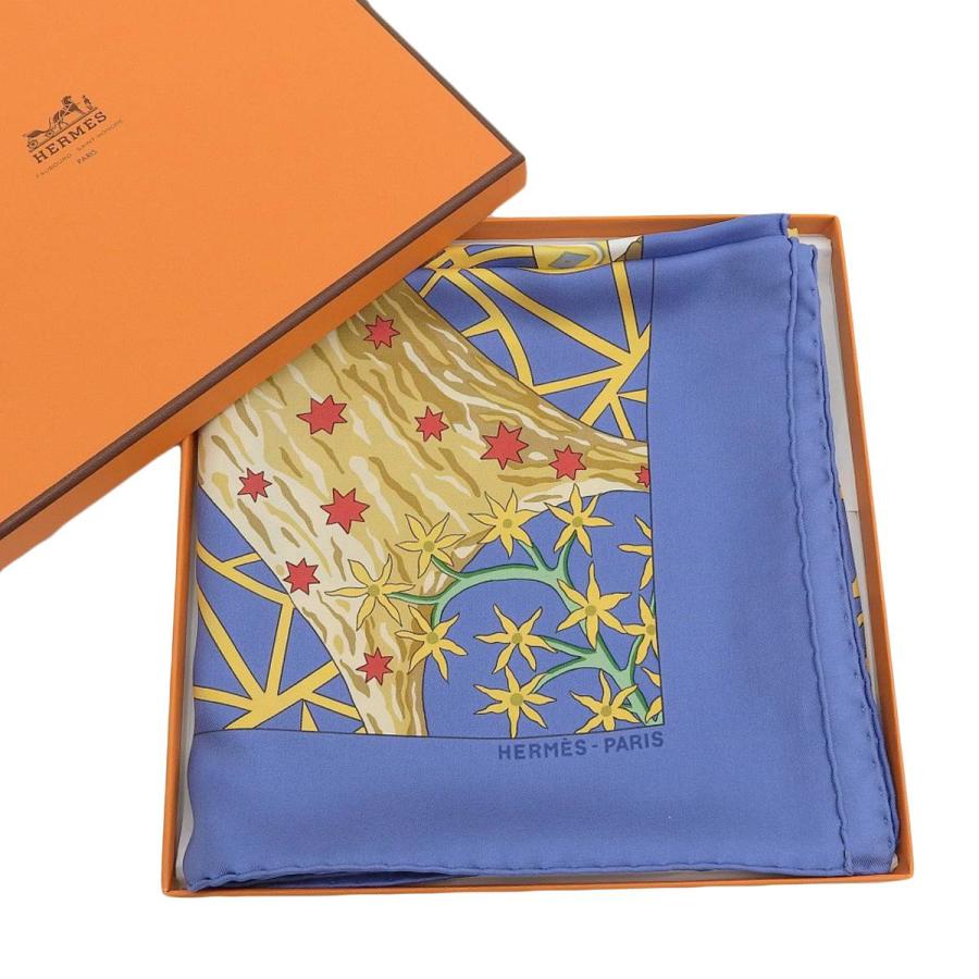 HERMES エルメス カレ90 AXIS MUNDI 世界中心軸 スカーフ シルク HERMES エルメス カレ90 AXIS MUNDI 世界中心軸 スカーフ シルク
