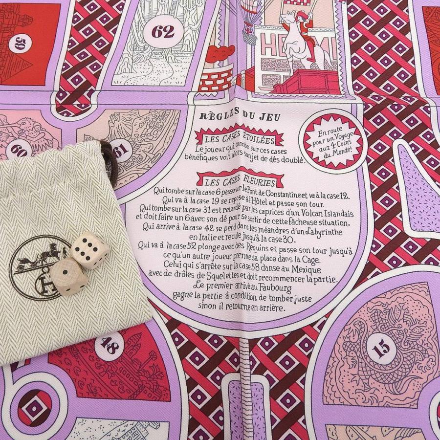 希少エルメス　HERMES　スカーフ「 カレ 」63マスの世界旅行 新品　未使用 美品 エルメス スカーフ カレ90 シルク100% 63マスの世界旅行 LE