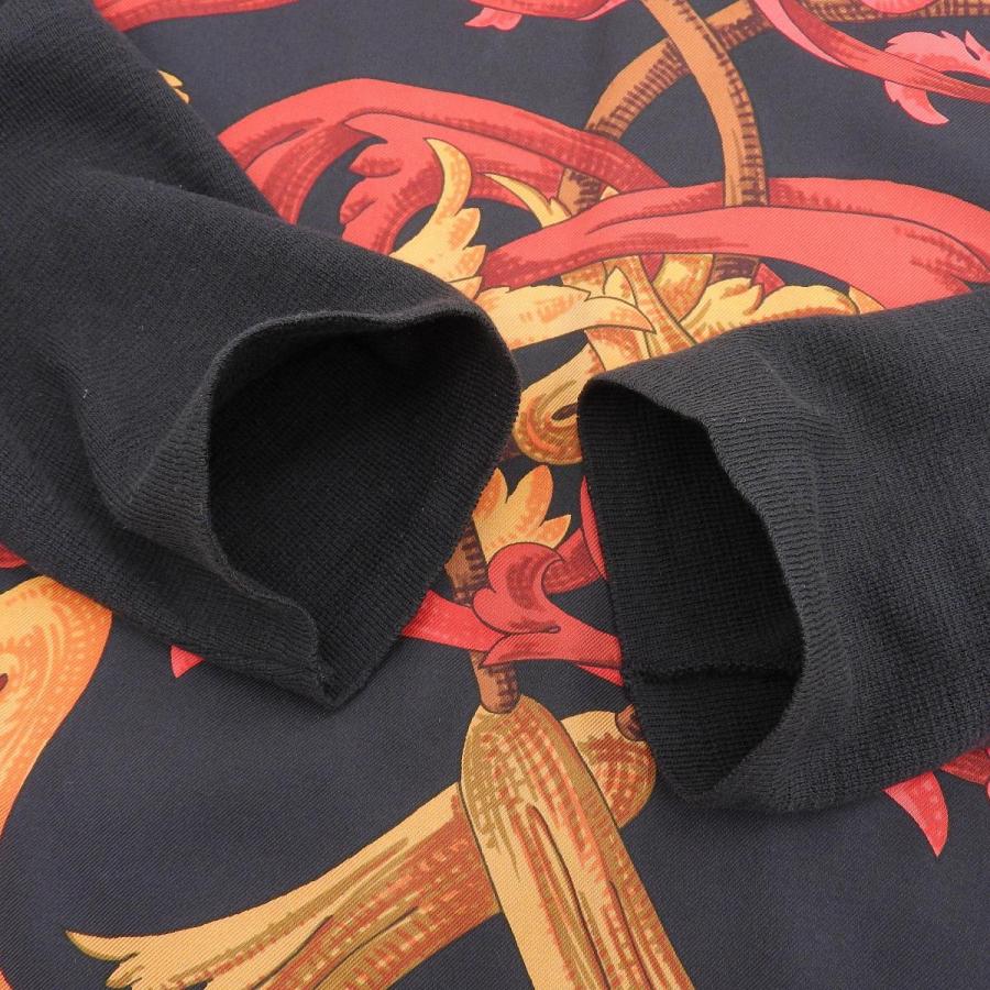 HERMES（エルメス） プルオーバー 長袖ニット ブラウス シルク 