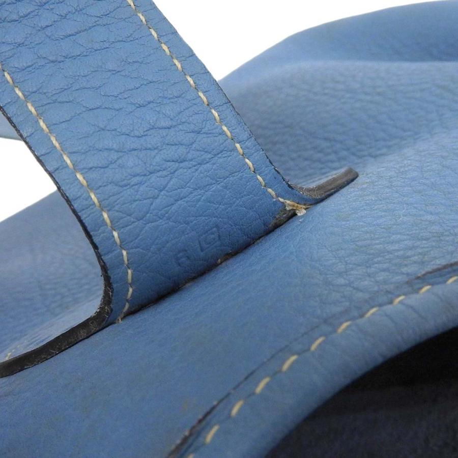 良品 HERMES エルメス ロデオドゥ レザー ショルダー バッグ ブルージーン シルバー金具 刻印あり a4179 rodoyamaka_4279