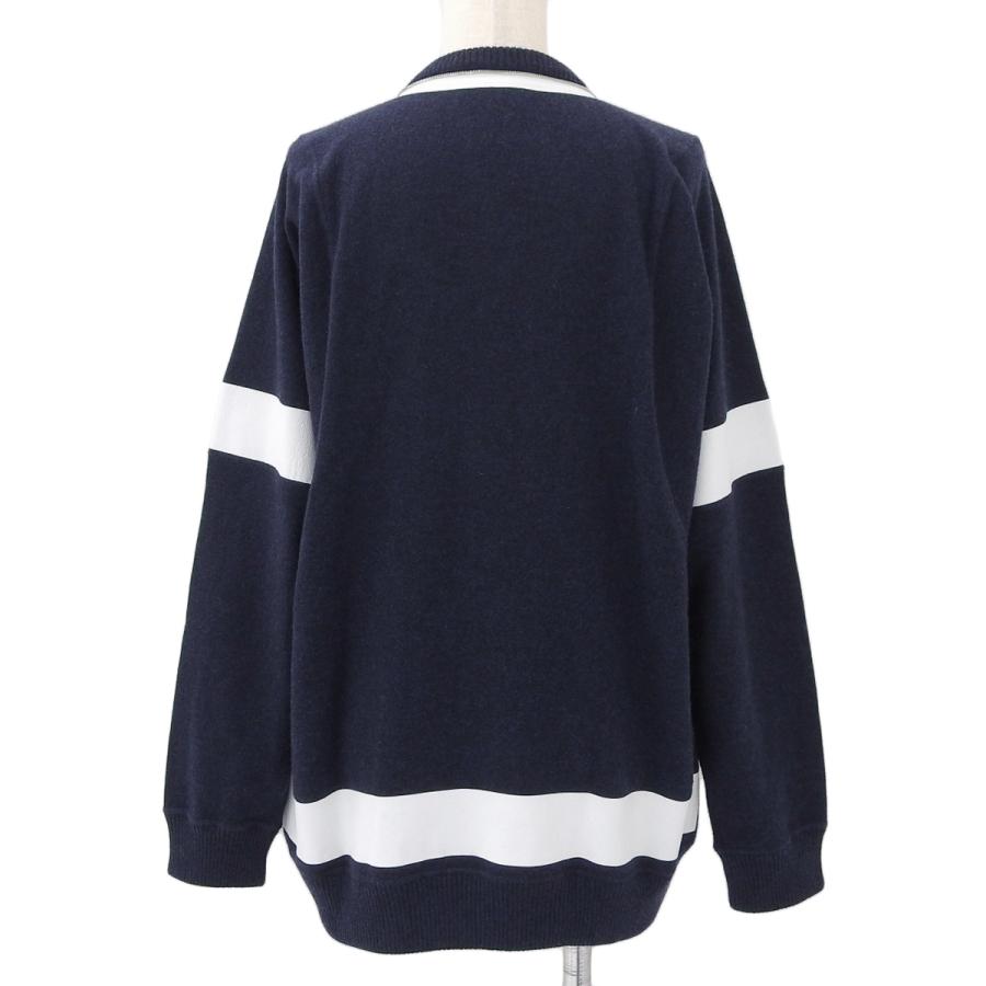 CHANEL（シャネル） ジップアップ パーカー ニット カシミア ネイビー