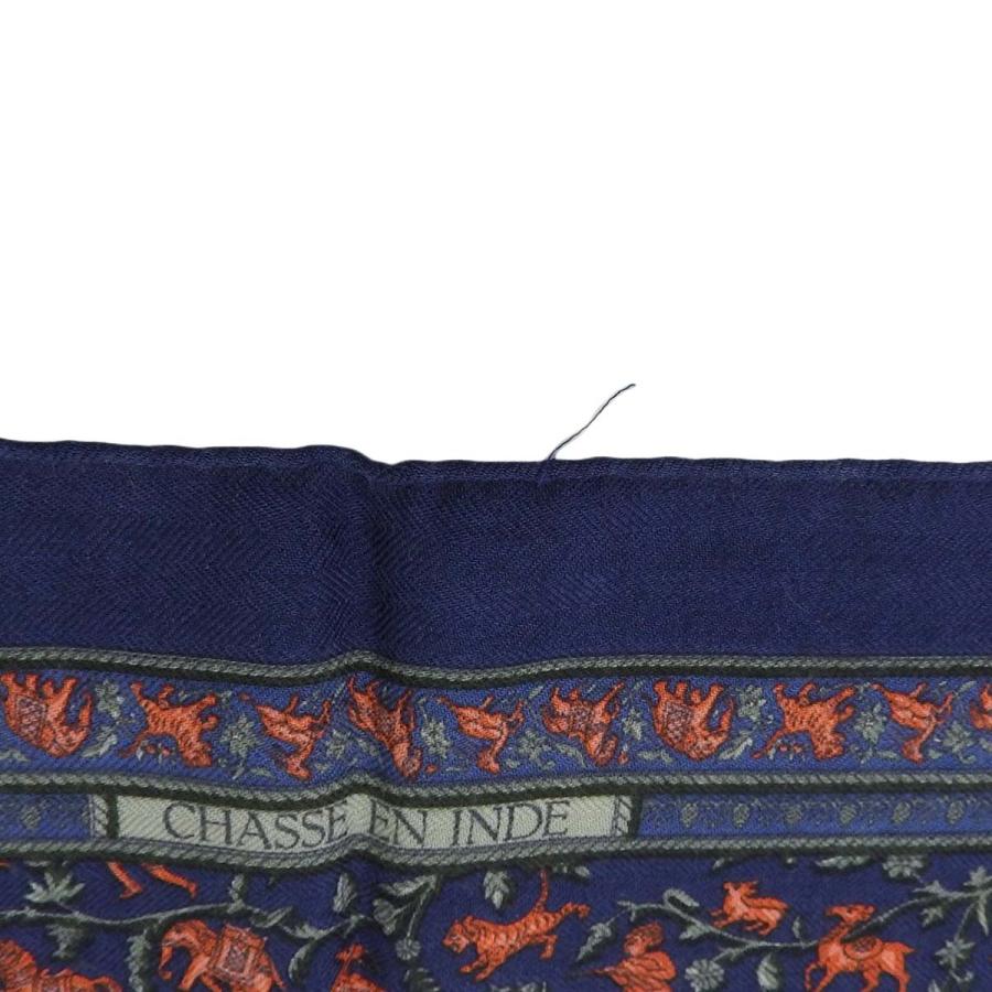 HERMES カシミヤシルク インドの狩猟CHASSE EN INDE プチカレ