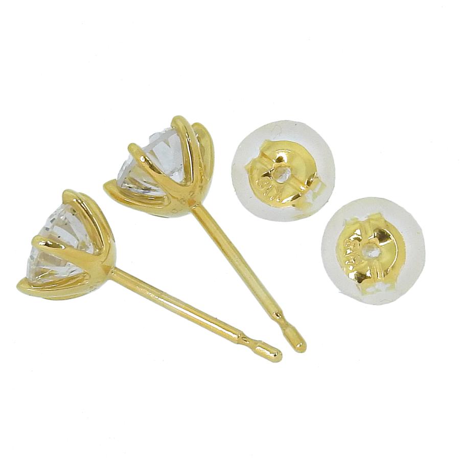 K18YG イエローゴールド ダイヤモンド0.678ct/0.627ct 一粒 