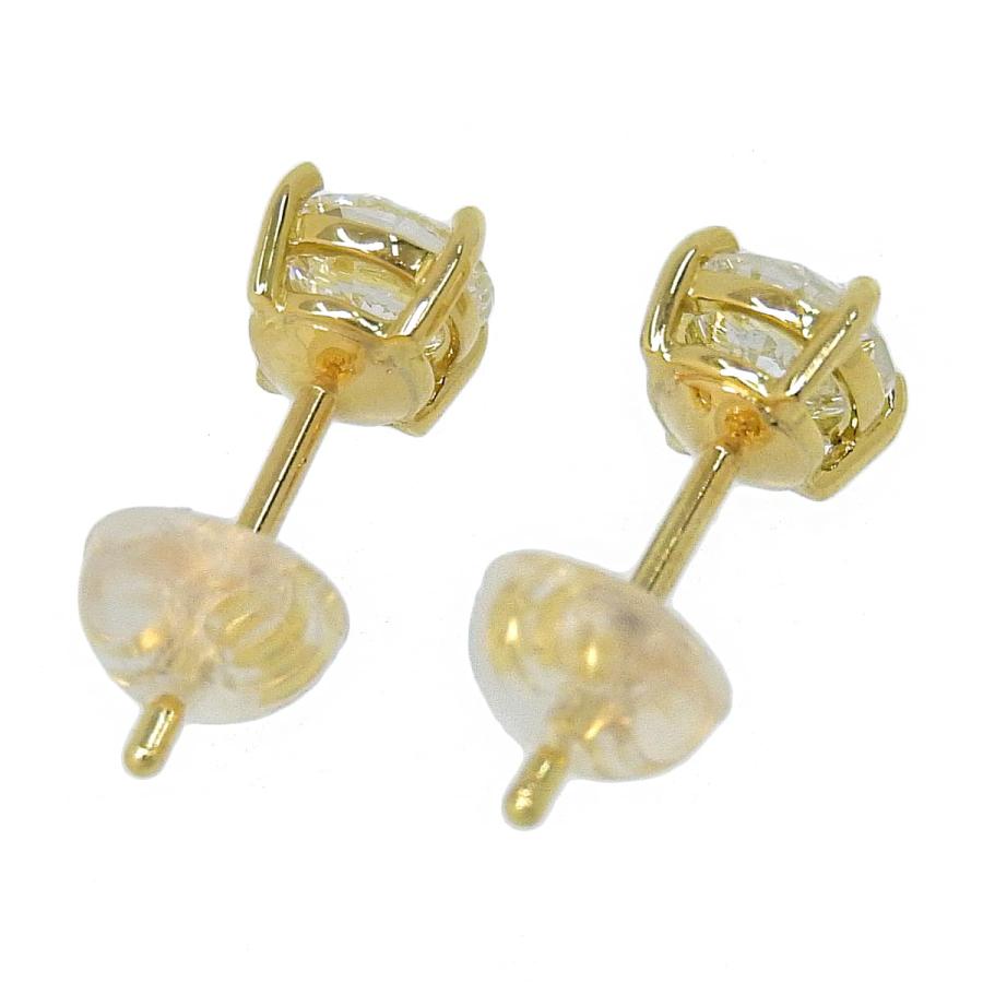 K18YG イエローゴールド ダイヤモンド0.439ct/0.440ct 一粒